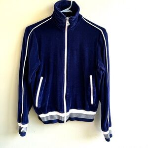 Vintage White Stag Racer Jacket size Small